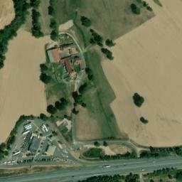 Vue satellite de Aire de camping-car à Champoly à Champoly
