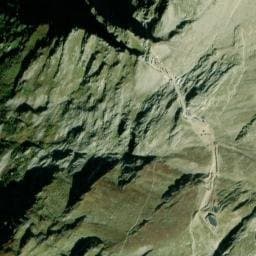 Vue satellite de Refuge du Nid d'Aigle à Saint-Gervais-les-Bains