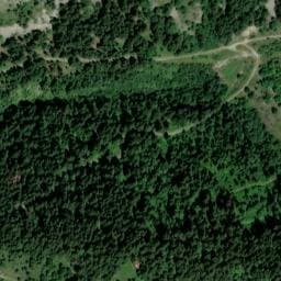 Vue satellite de Source piste Comburce à Manigod