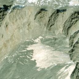 Vue satellite de Refuge de Tête-Rousse à Saint-Gervais-les-Bains