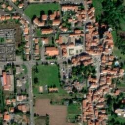 Vue satellite de Borne de service de Châteaugay à Mozac