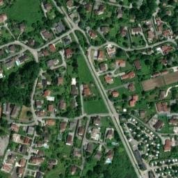 Vue satellite de Camping Les Rives du Lac à Sevrier