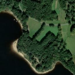 Vue satellite de Aire naturelle de camping des Pondauds à Saint-Marc-à-Loubaud
