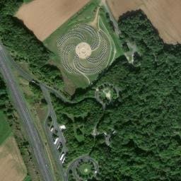 Vue satellite de Aire de la Pierre de Crazannes à Écurat