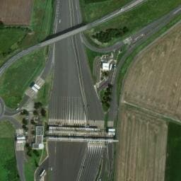 Vue satellite de Aire du péage de Gerzat (3) à Malintrat