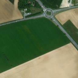 Vue satellite de Aire de repos à Romegoux à Romegoux