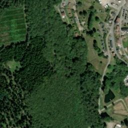 Vue satellite de Camping de la ferme de Vassiviere à Royère-de-Vassivière