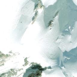 Vue satellite de Refuge Vallot à Saint-Gervais-les-Bains