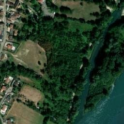 Vue satellite de Aire CAMPING-CAR PARK de Saint-Vulbas à La Balme-les-Grottes