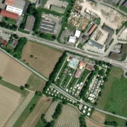 Vue satellite de Camping International du Lac d'Annecy à Duingt