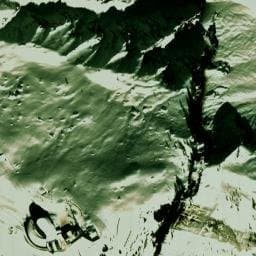 Vue satellite de Refuge Pavillon à Chamonix-Mont-Blanc
