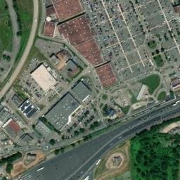 Vue satellite de Aire de Beynost à Jonage