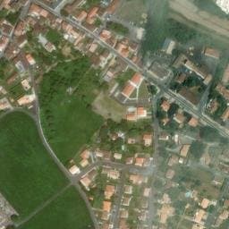 Vue satellite de Aire de camping-car à Romegoux à Romegoux