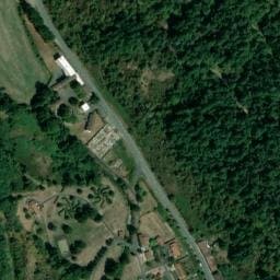 Vue satellite de Camping municipal Les Vernières à La Côte-Saint-Didier