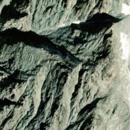 Vue satellite de Bivouac Quintino Sella aux Rochers à Saint-Gervais-les-Bains