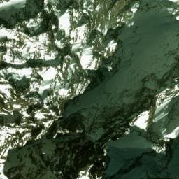 Vue satellite de Bivouac Piero Craveri à Saint-Gervais-les-Bains