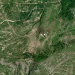 Vue satellite de Refuge de Praz Dzeures à Serraval