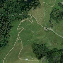 Vue satellite de Refuge de Petit-Tetraz à Praz-sur-Arly