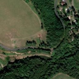 Vue satellite de Camping de la Météorite à Rochechouart