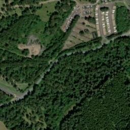 Vue satellite de Aire de campings-cars de vulcania à Saint-Ours