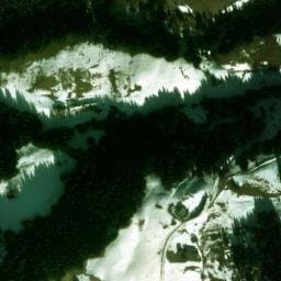 Vue satellite de Refuge des Fontanettes à Le Bouchet-Mont-Charvin