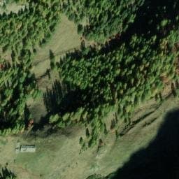 Vue satellite de Source de Citrin di Mezzo à Chamonix-Mont-Blanc