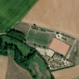 Vue satellite de Camping à Annoisin-Chatelans