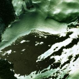 Vue satellite de Refuge de l'Aulp de Marlens à Le Bouchet-Mont-Charvin