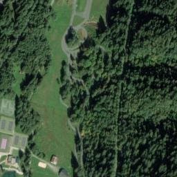 Vue satellite de Fontaine du Pontet (tennis) à Les Contamines-Montjoie