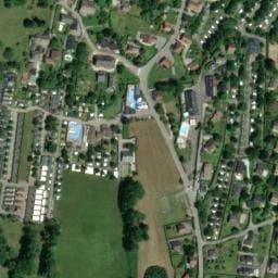 Vue satellite de Camping La Ferme à Duingt