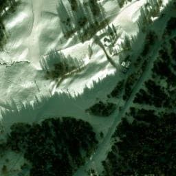 Vue satellite de Refuge Monte Bianco à Saint-Gervais-les-Bains