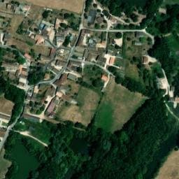Vue satellite de Camping du Lac de Bignac à Vouharte