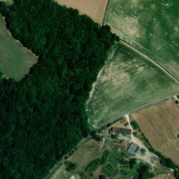 Vue satellite de aire de camping à Aureil