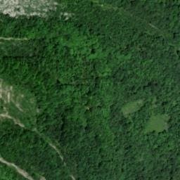 Vue satellite de Chalet d'Aigue Faru à Saint-Ferréol