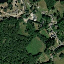 Vue satellite de Camping les Pitouilles - Centre de vacances de Broussas à Saint-Marc-à-Loubaud
