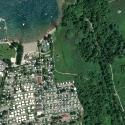 Vue satellite de Aire de camping-car à Lathuile à Lathuile