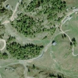 Vue satellite de Refuge Le Randonneur à Chamonix-Mont-Blanc