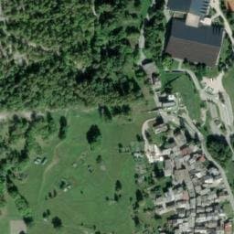 Vue satellite de Fontaine de l'église de Dolonne à Chamonix-Mont-Blanc