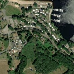 Vue satellite de Camping Les Terrasses du Lac à Beaumont-du-Lac