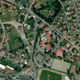Vue satellite de Aire de stationnement camping-Cars Panissières à Essertines-en-Donzy
