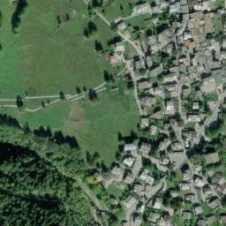 Vue satellite de Fontaine du torrent de Dolonne à Chamonix-Mont-Blanc