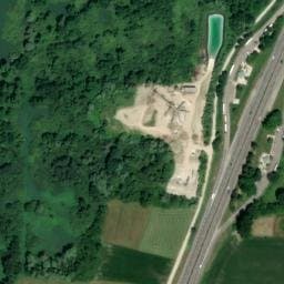 Vue satellite de Aire d'Albens à Massingy