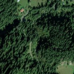 Vue satellite de Refuge de Nant-Borrant à Les Contamines-Montjoie