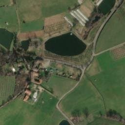 Vue satellite de Les roulottes du verger à Bessenay