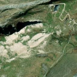 Vue satellite de Refuge Elisabetta Soldini Montanaro à Les Contamines-Montjoie