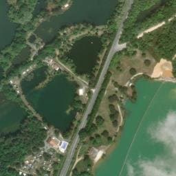 Vue satellite de Les Étangs Mina à Saint-Sornin