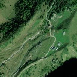 Vue satellite de Refuge de la Balme à Les Contamines-Montjoie