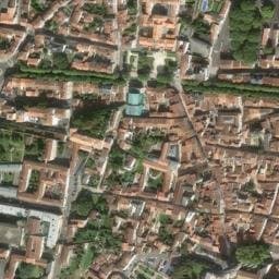 Vue satellite de Q-Park France à Saintes