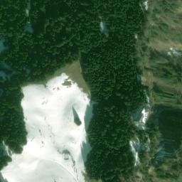 Vue satellite de Source de l'Alpettaz à Val de Chaise