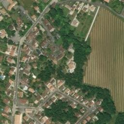Vue satellite de Aire de camping-car à Val-de-Cognac à Val-de-Cognac